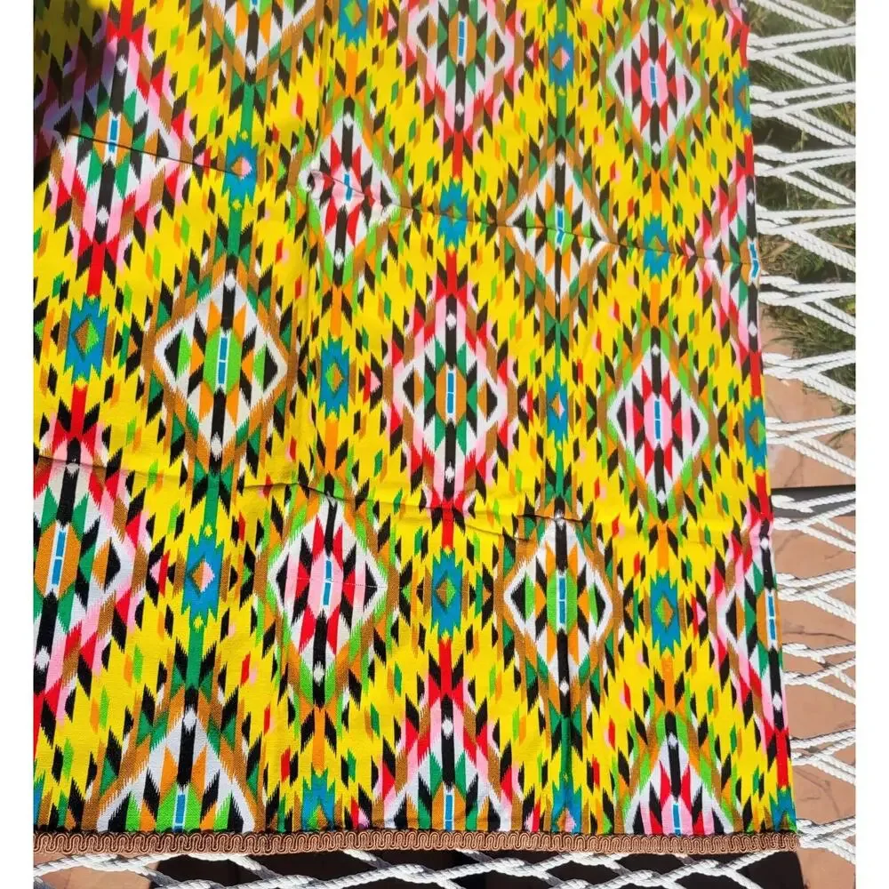 Vintage Native Southwestern Tribal Print Tablecloth Boho